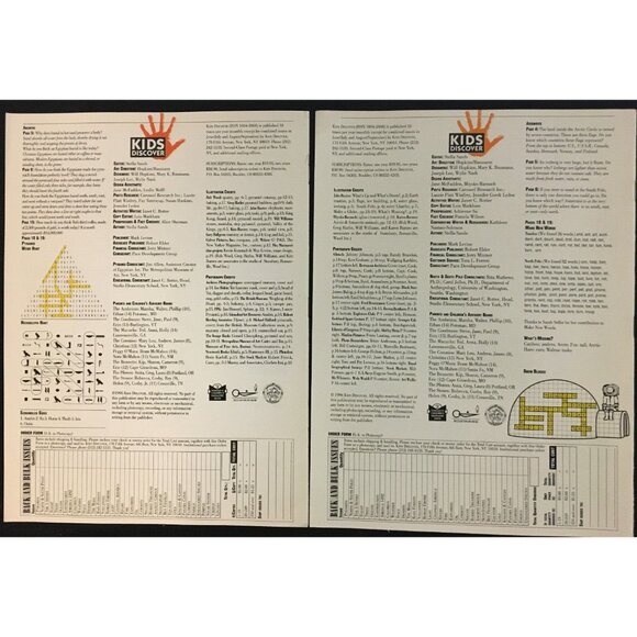 Kids Discover Magazine Lot of 6 Pyramids Earthquakes America Columbus Weather - Picture 3 of 7